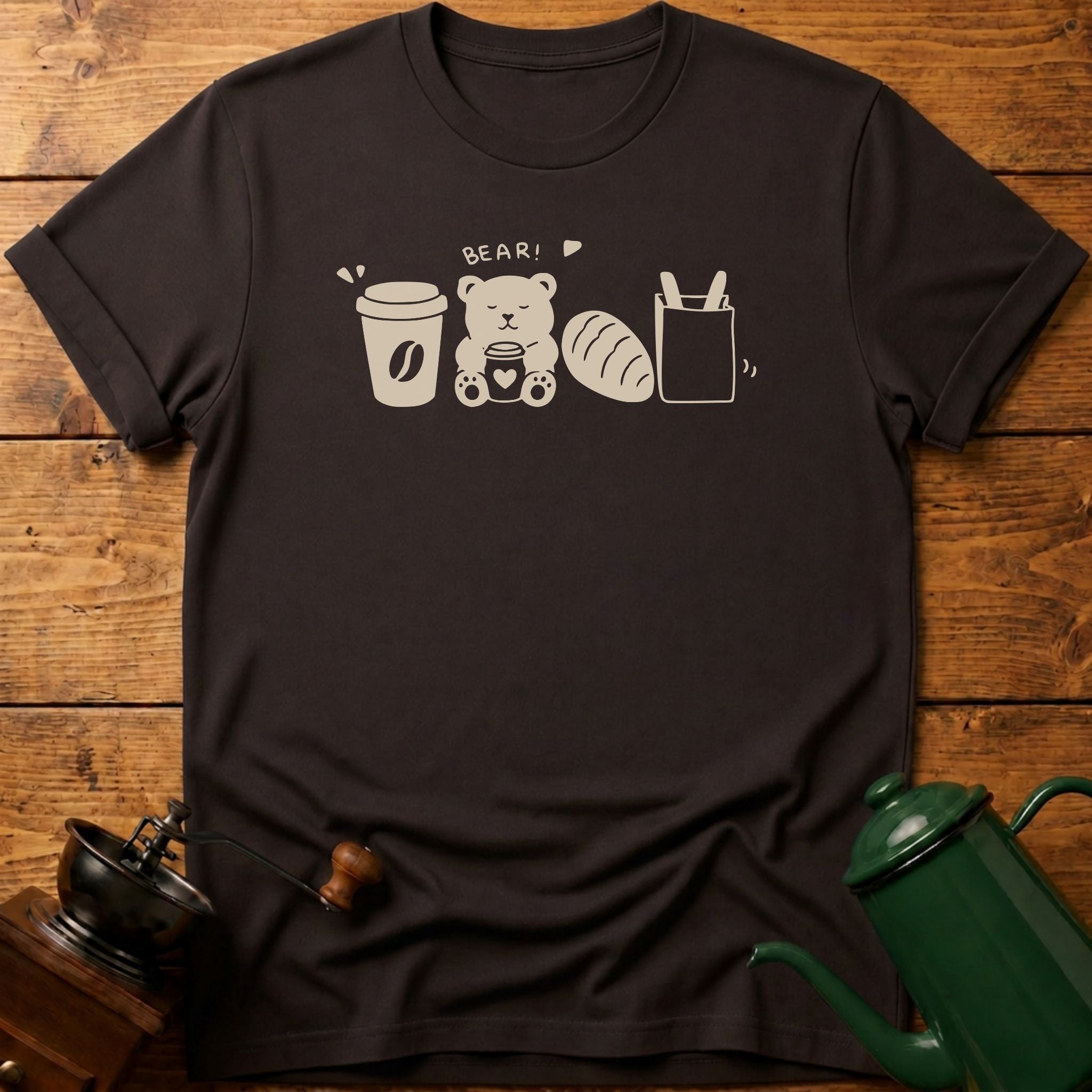 Bear Loves Coffee T-Shirt