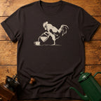 Rooster Pouring Coffee T-Shirt