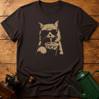 Cat Drinking Iced Coffee T-Shirt
