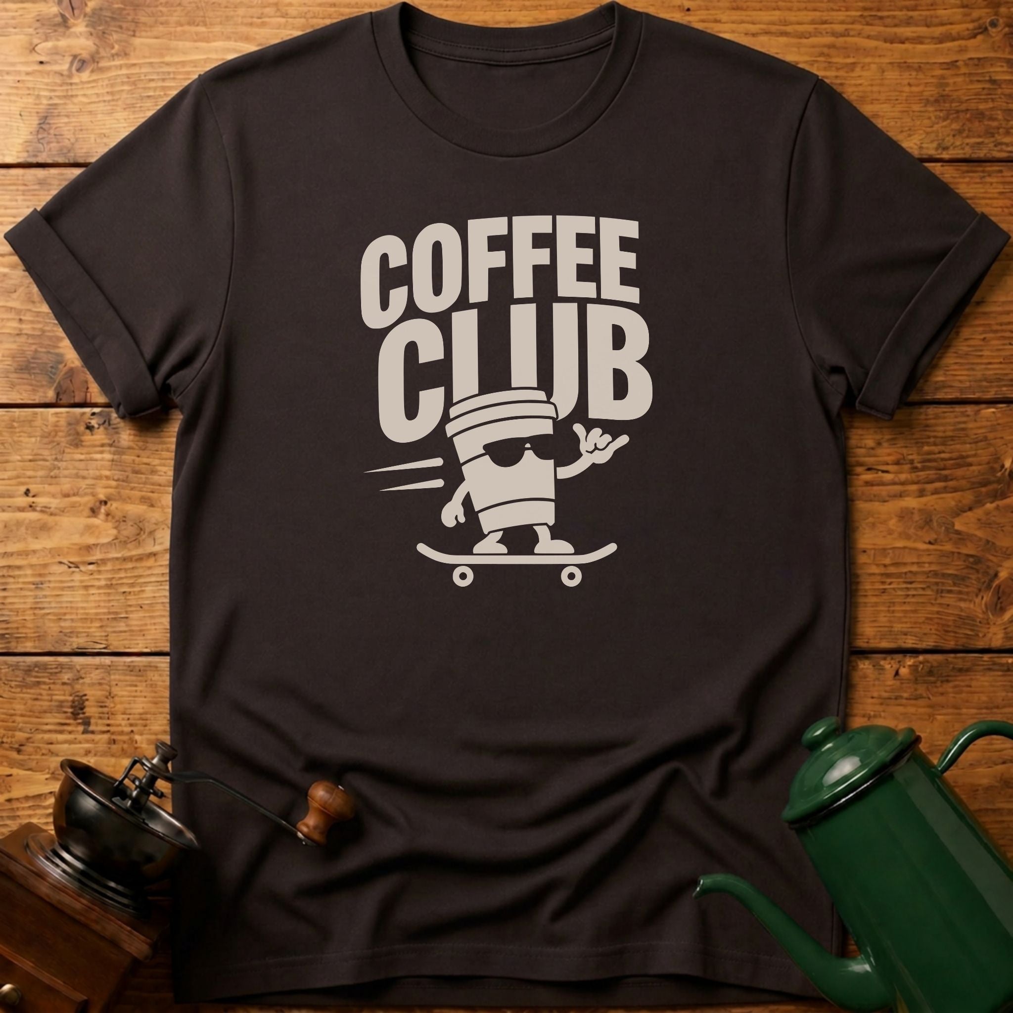 Skating Coffee Club T-Shirt