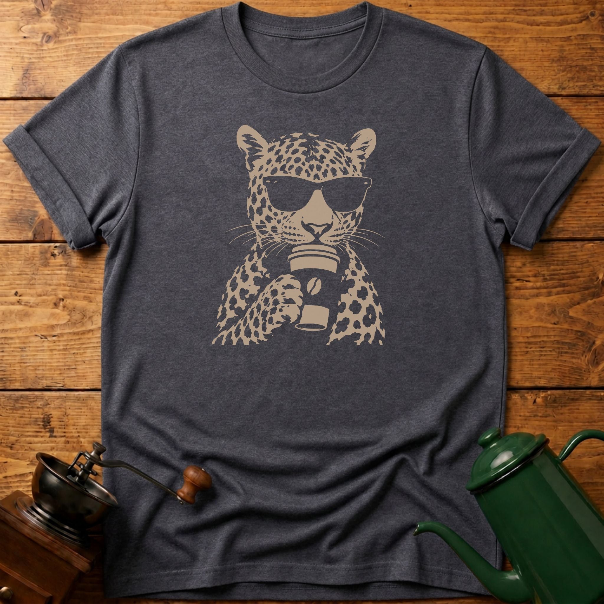 Coffee Cheetah T-Shirt