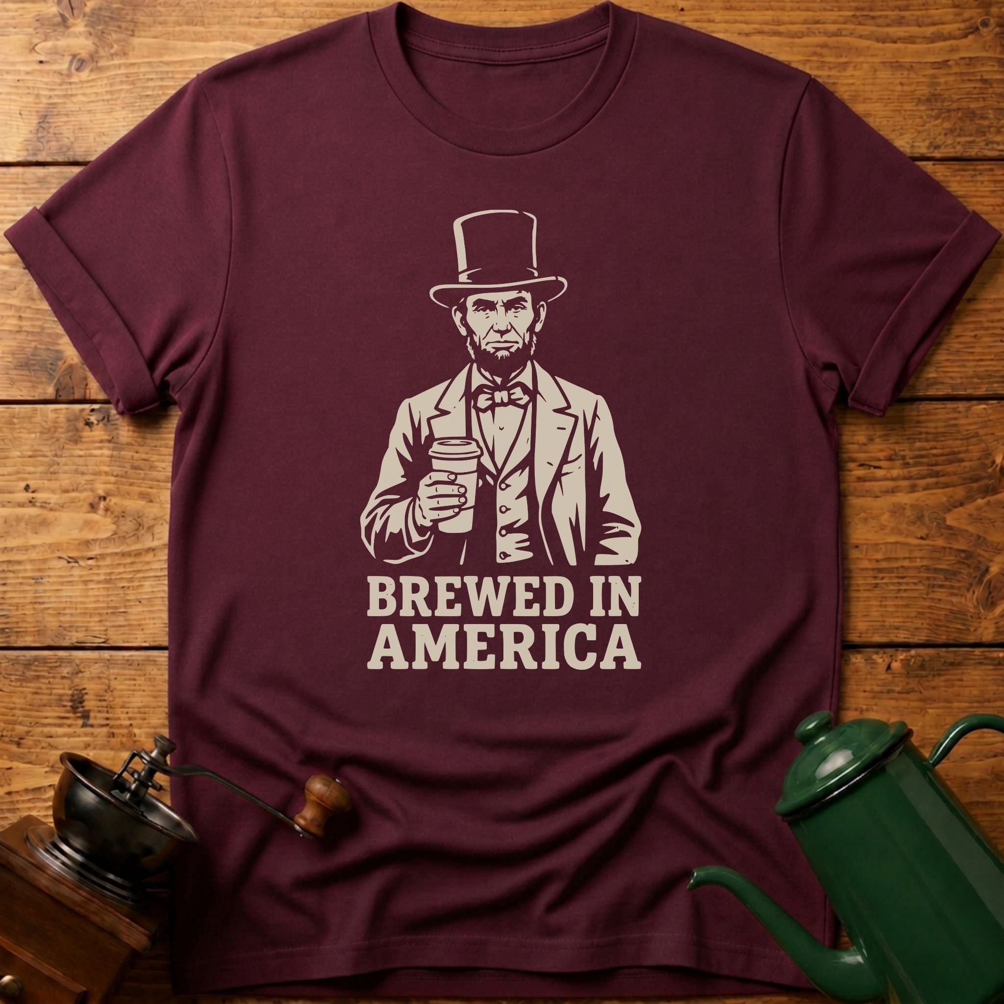 Lincoln Brewed In America T-Shirt