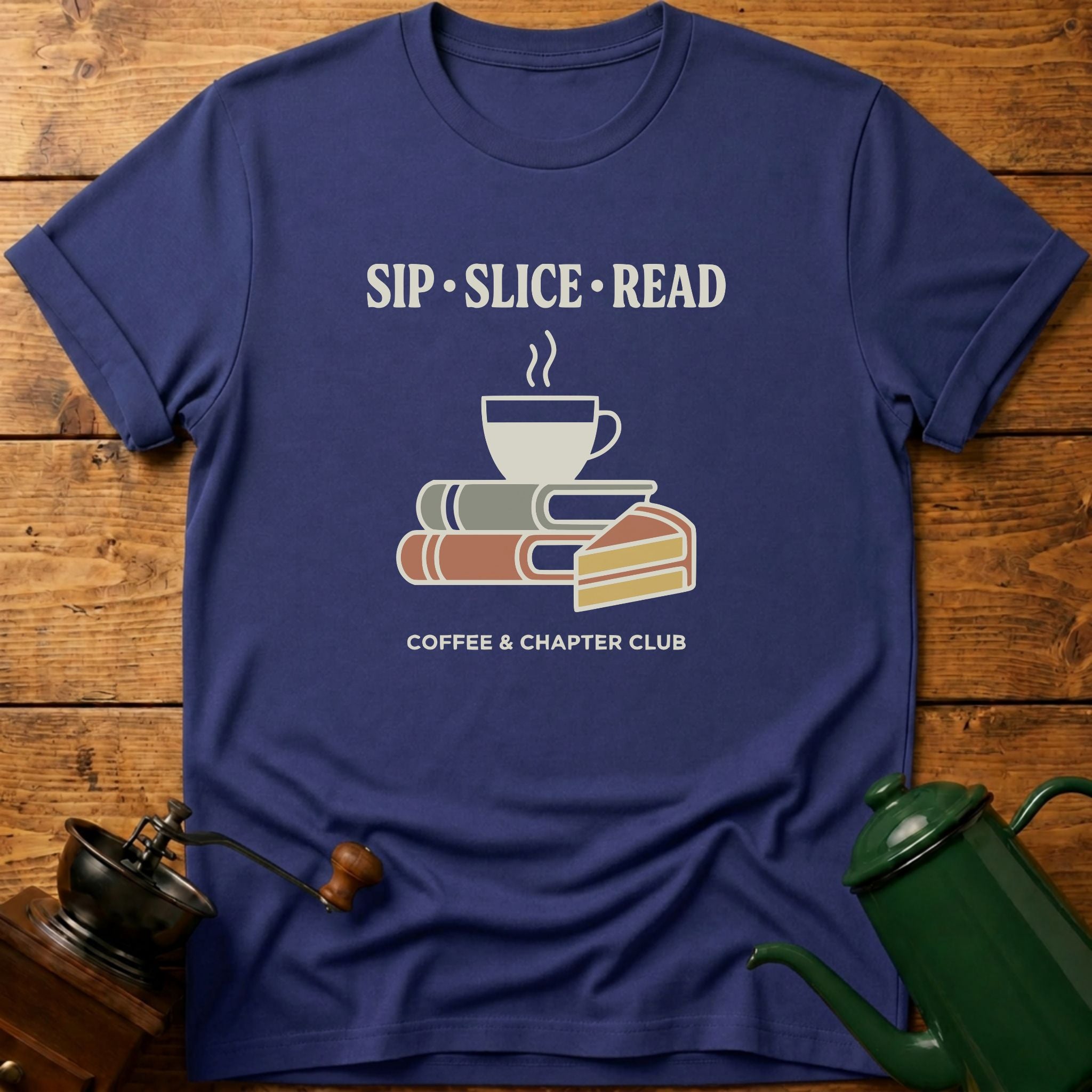 Sip Slice Read T-Shirt