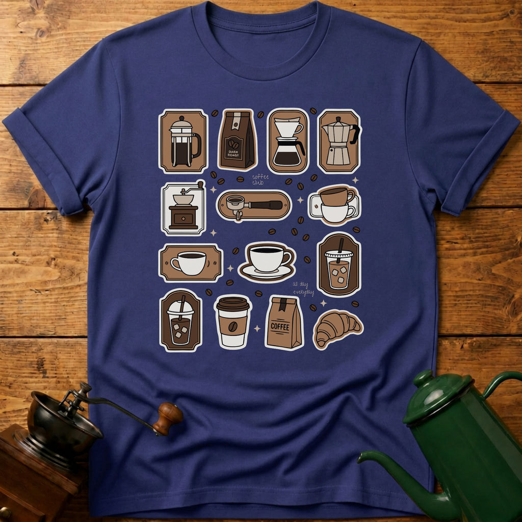 Coffee Club All Day Everyday T-Shirt
