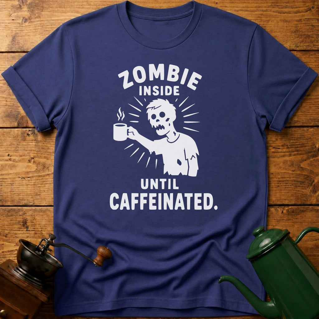 Zombie Inside Until Caffeinated T-Shirt