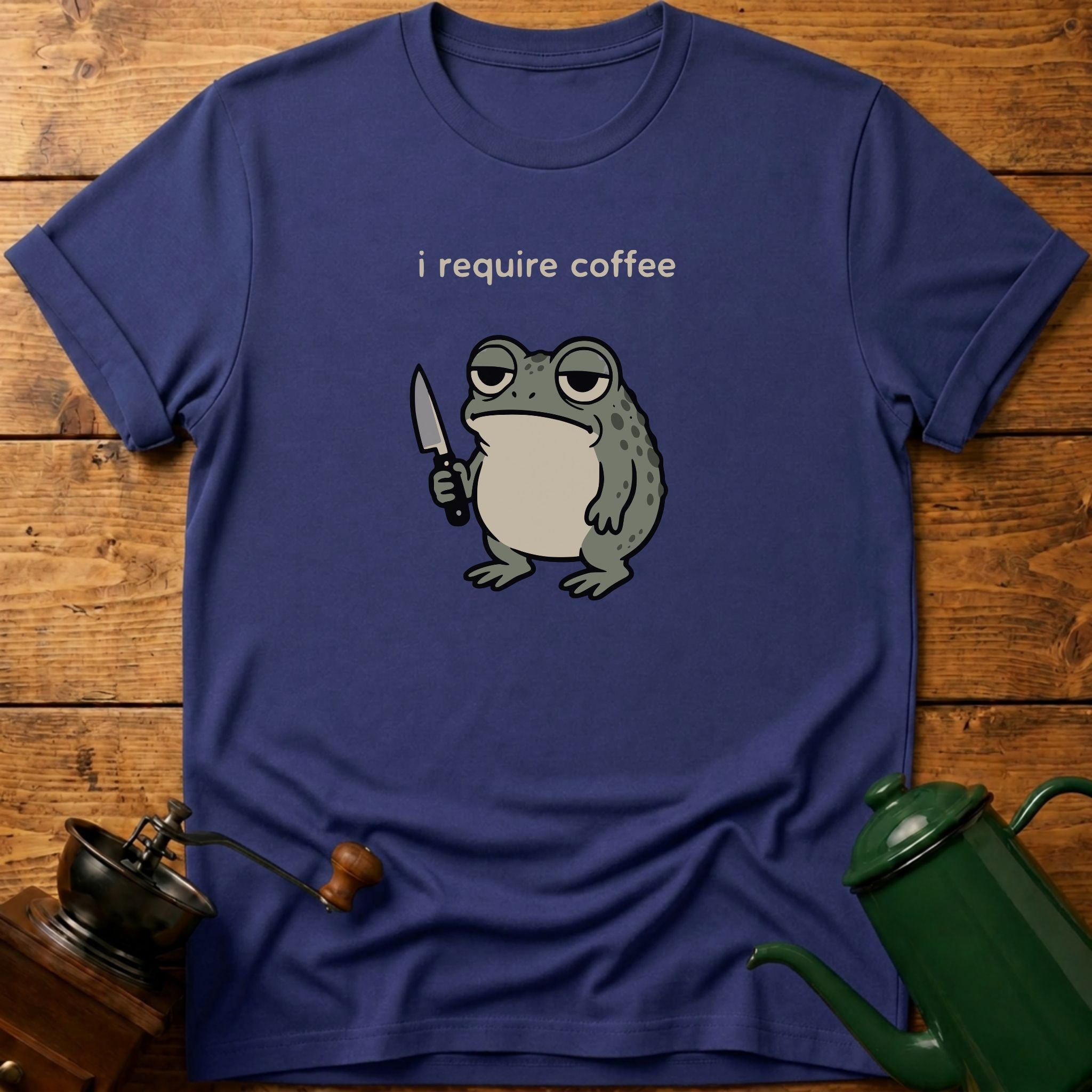i require coffee frog T-Shirt