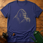 Gorilla Drinking Coffee T-Shirt