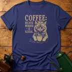 Coffee Murder Cat T-Shirt