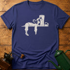 Sleeping Woman Drinking Coffee T-Shirt