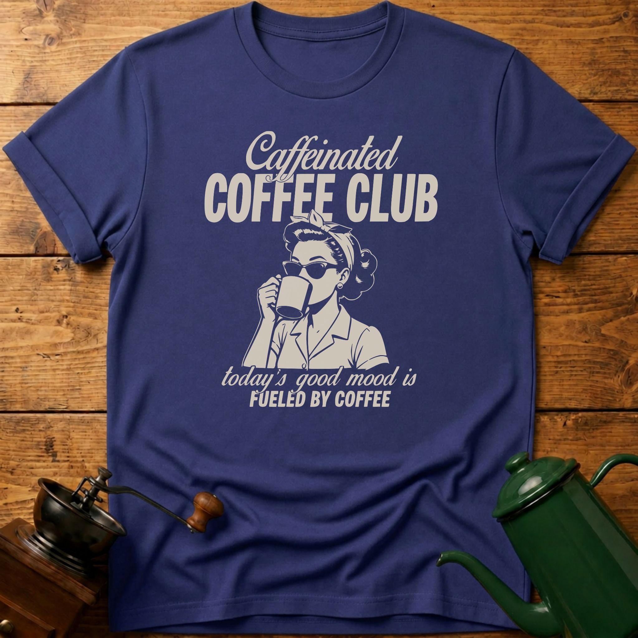 Caffeinated Coffee Club T-Shirt