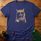 Cat Drinking Iced Coffee T-Shirt