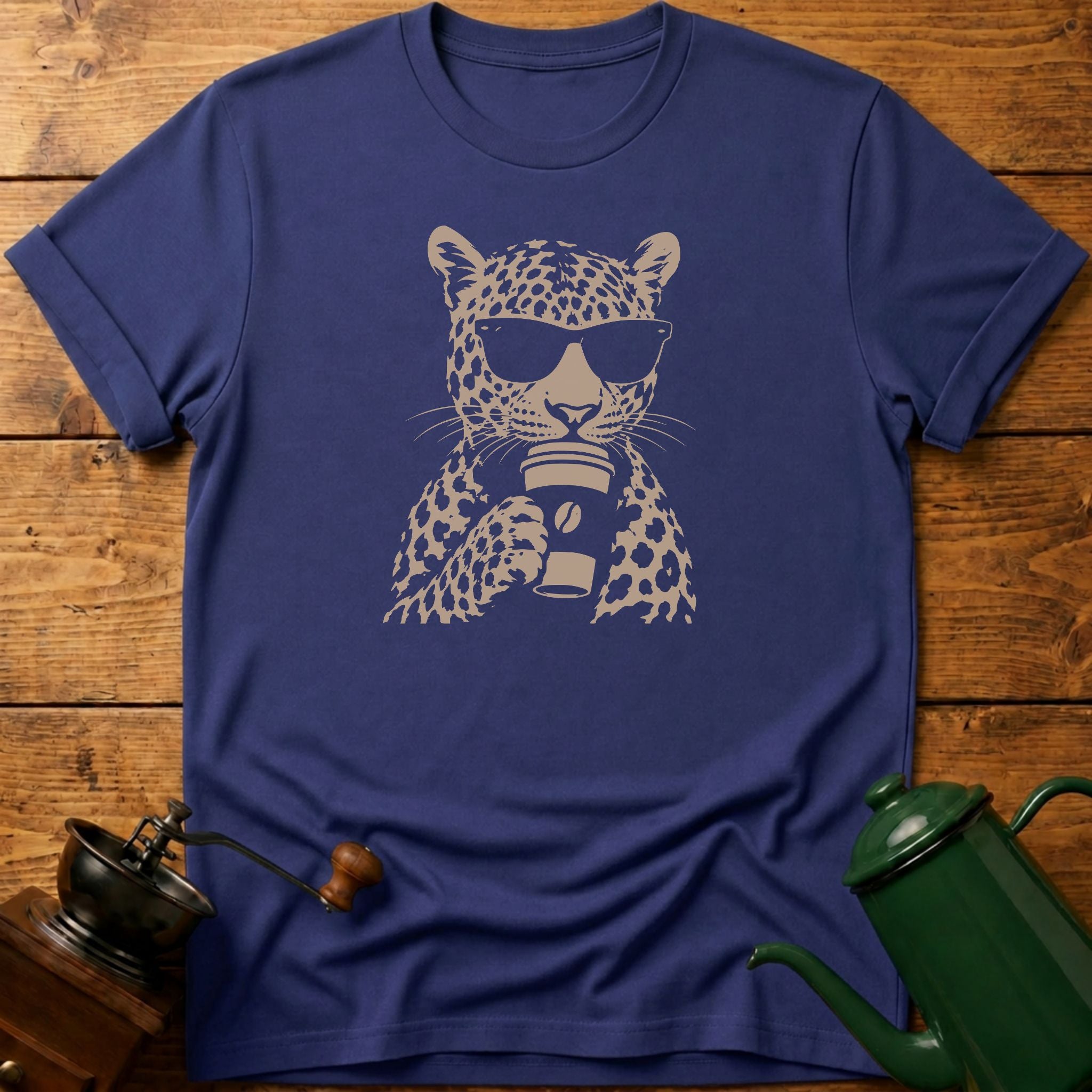 Coffee Cheetah T-Shirt