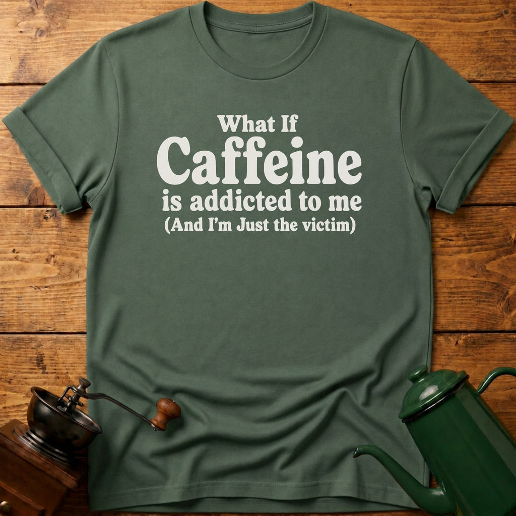 Caffeine Is Addicted To Me T-Shirt