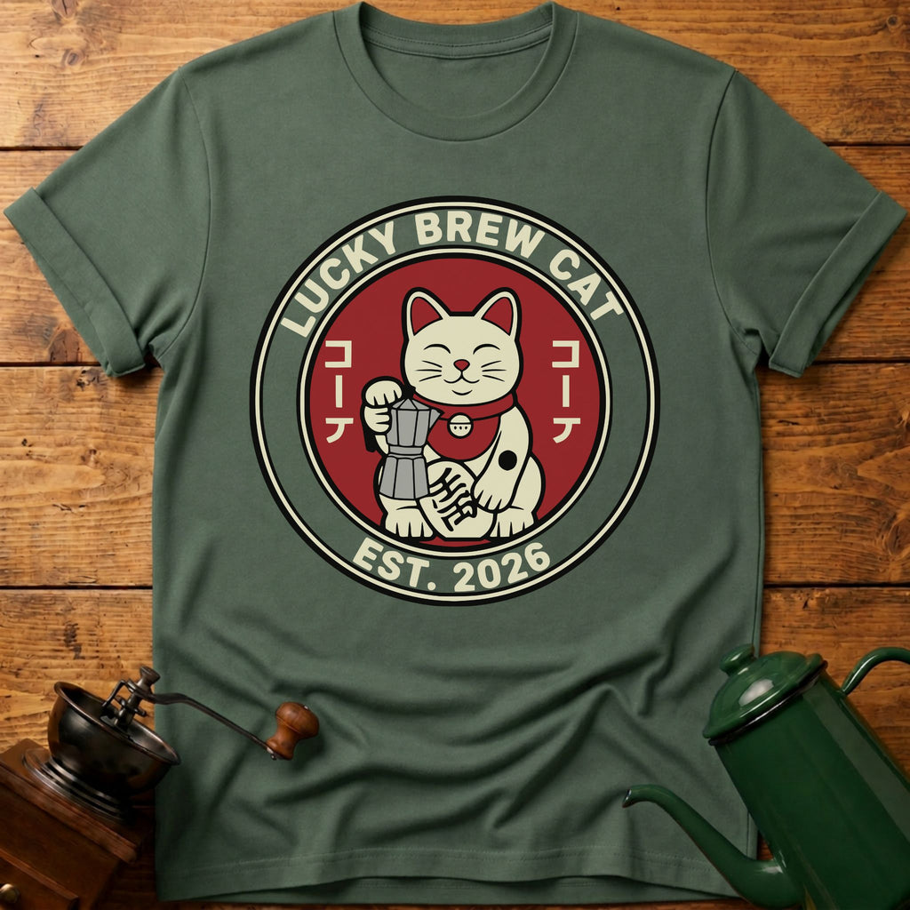 Lucky Brew Cat T-Shirt