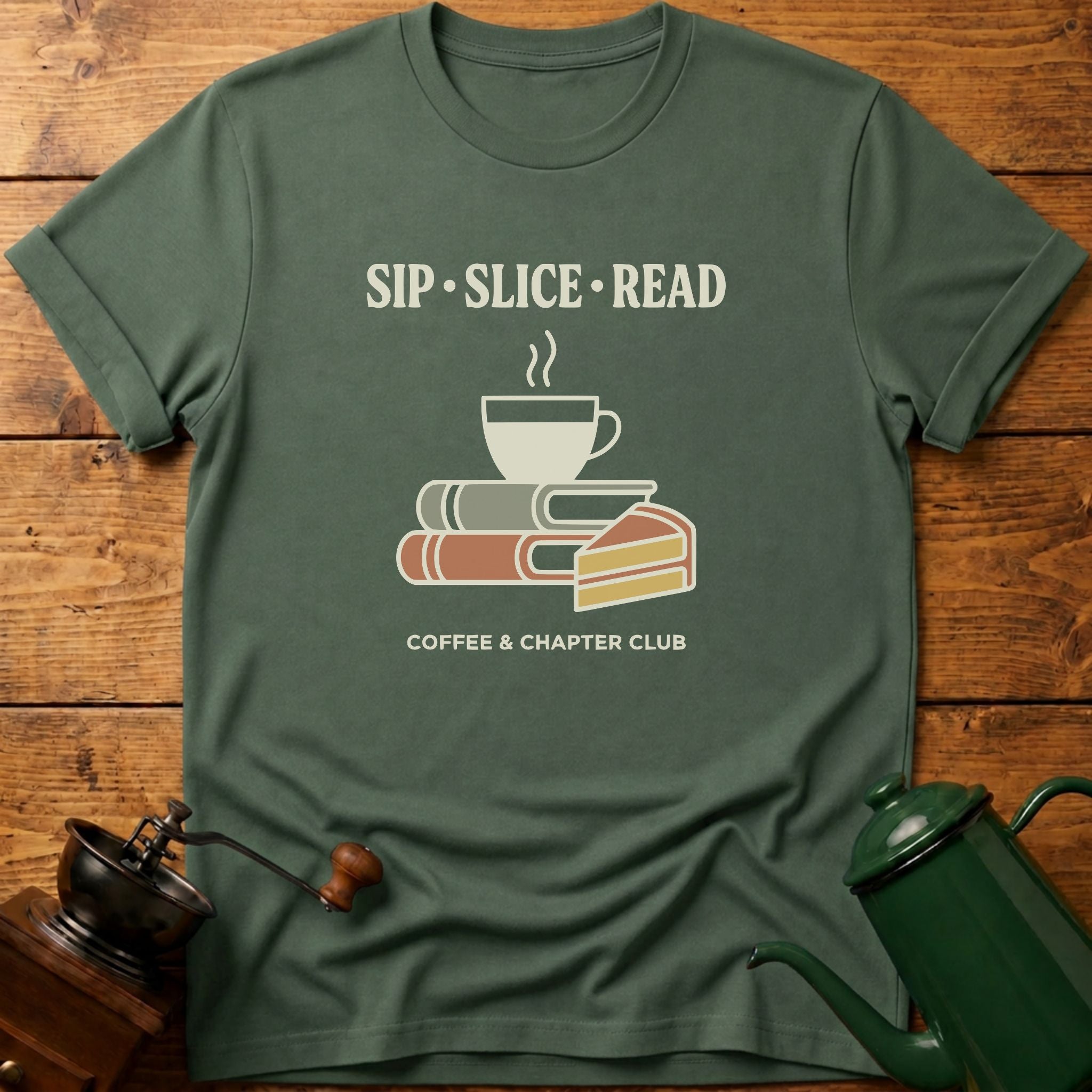 Sip Slice Read T-Shirt