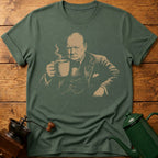 Churchill Coffee T-Shirt