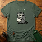 i require coffee raccoon T-Shirt