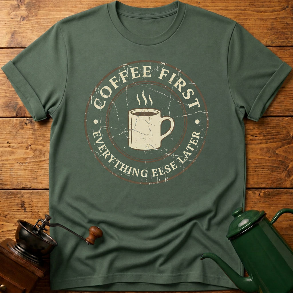 Coffee First T-Shirt