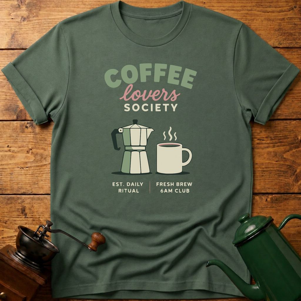 Coffee Lovers Society T-Shirt