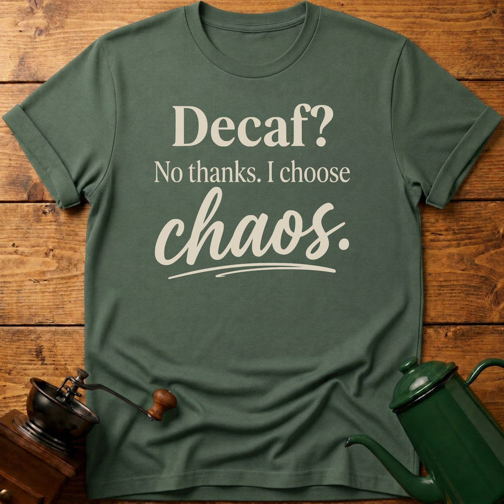 Decaf? No Thanks T-Shirt
