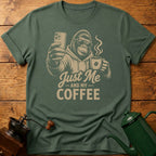Bigfoot Just Me and My Coffee T-Shirt