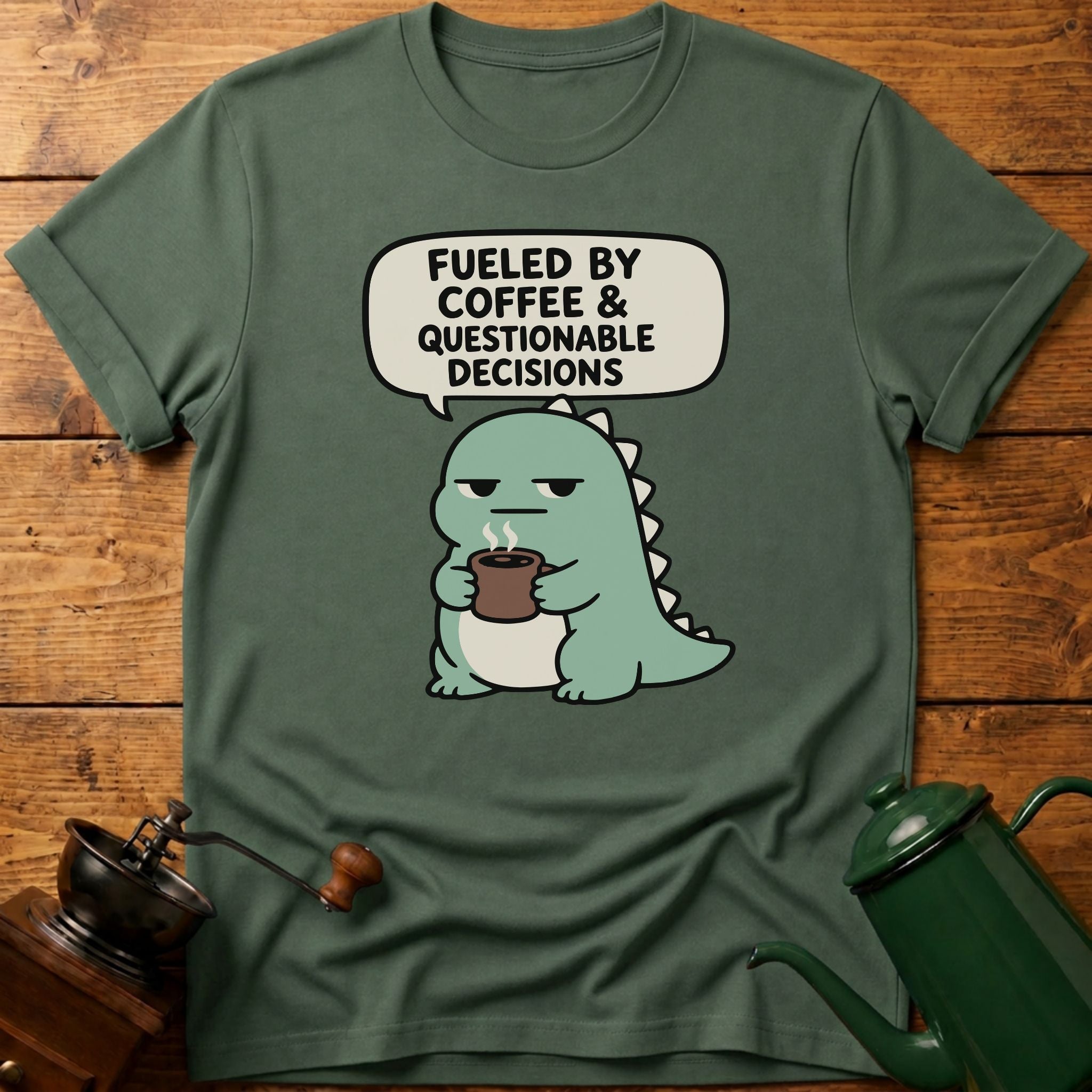 Fueled By Coffee & Questionable Decisions T-Shirt