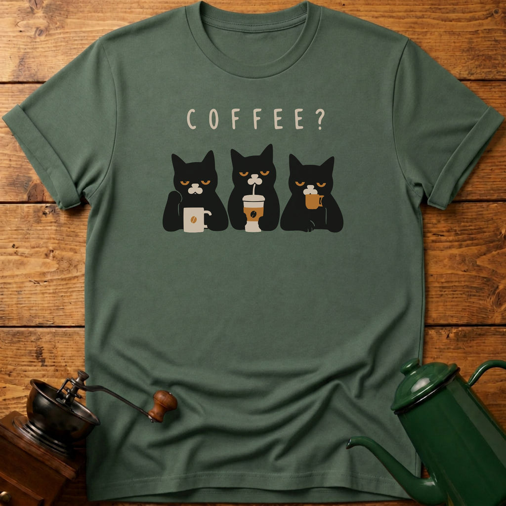 Coffee? Cats T-Shirt