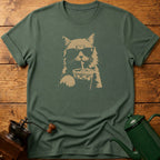 Cat Drinking Iced Coffee T-Shirt