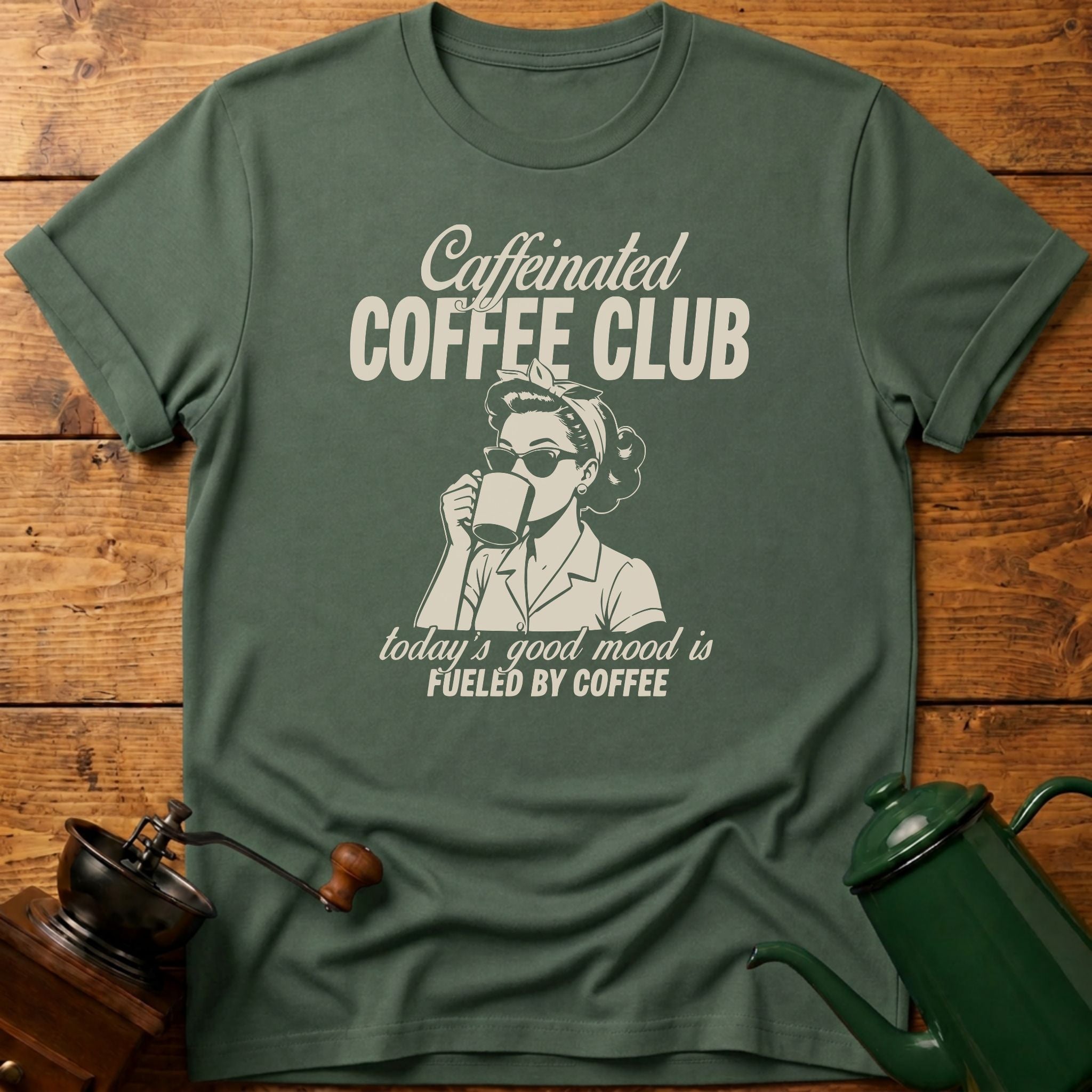 Caffeinated Coffee Club T-Shirt