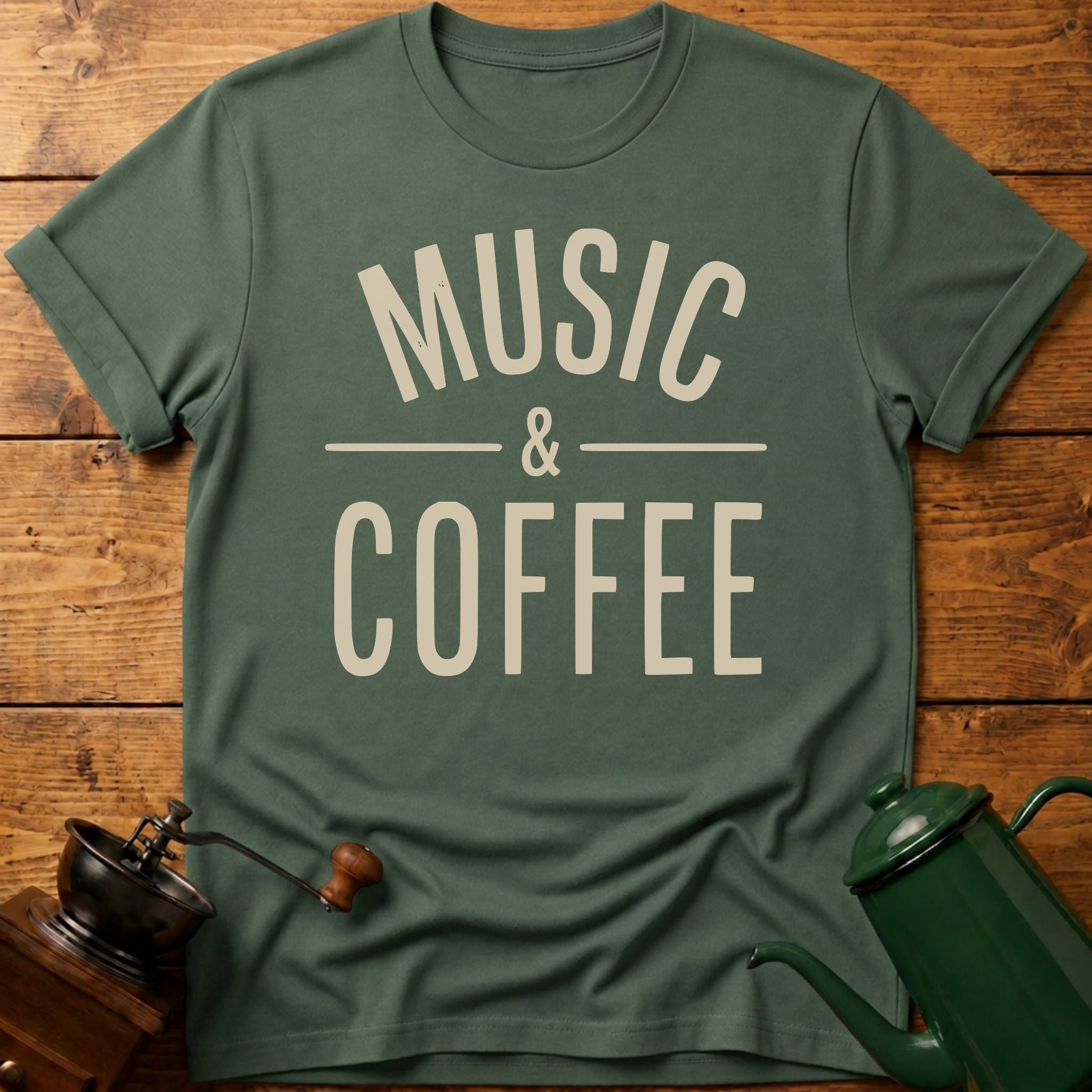 Music & Coffee T-Shirt