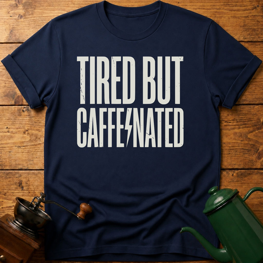 Tired But Caffeinated T-Shirt