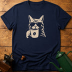 Coffee Mug Cat T-Shirt