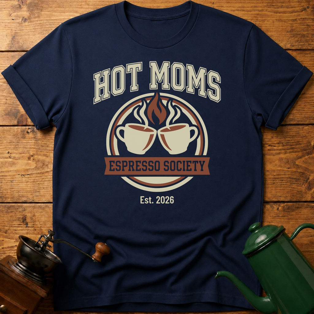 Hot Moms Espresso Society T-Shirt