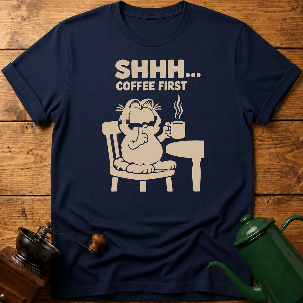 SHHH.. Coffee First T-Shirt