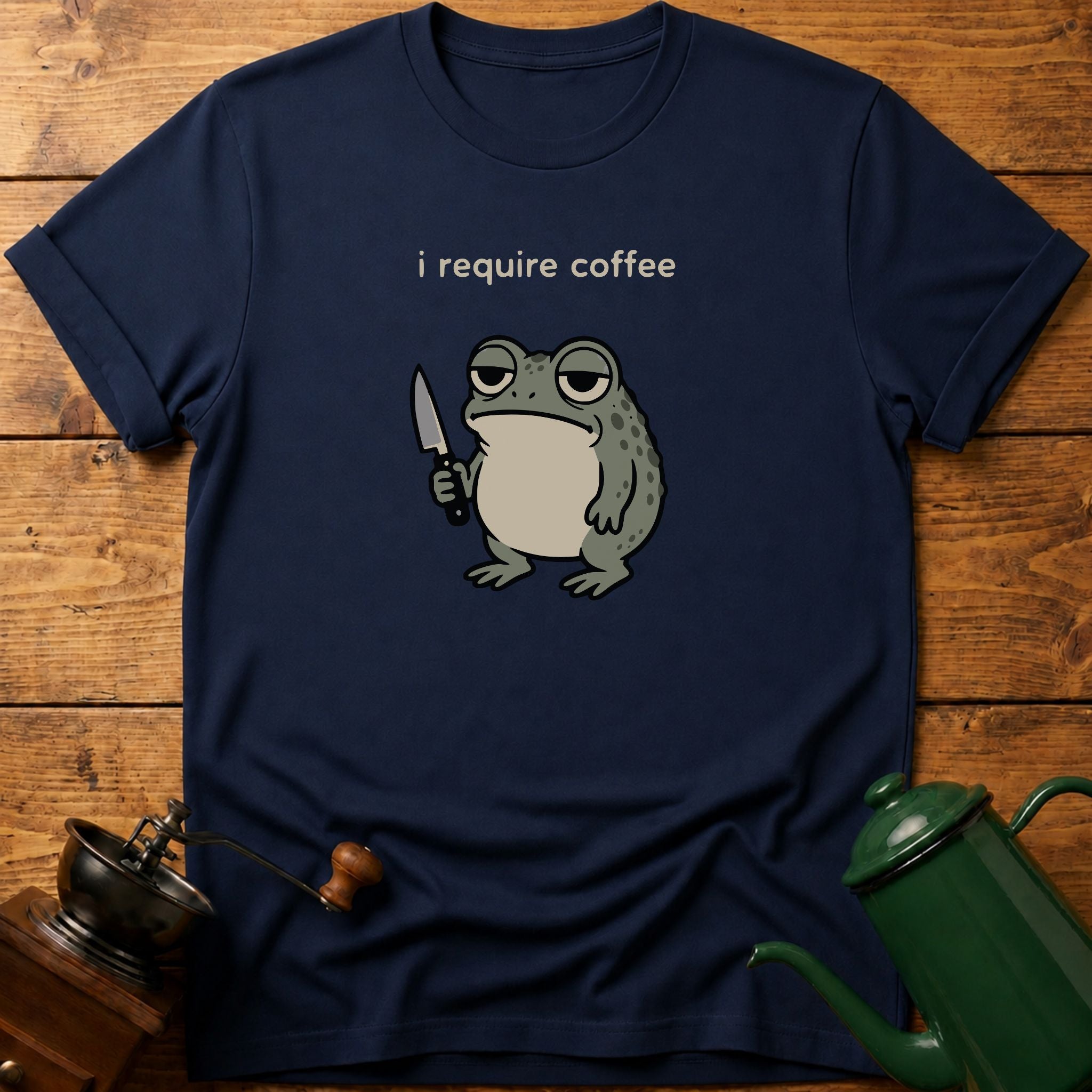 i require coffee frog T-Shirt