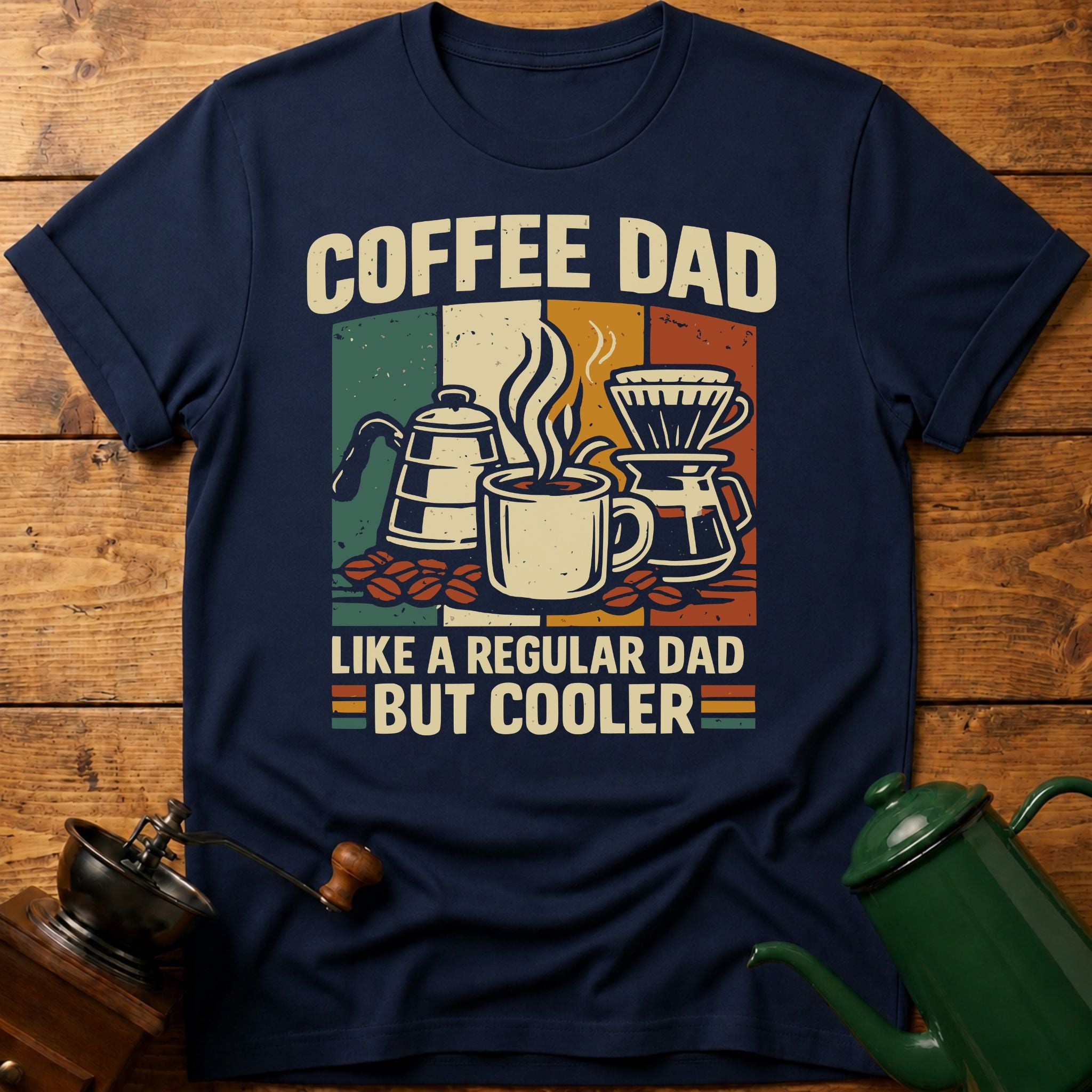 Cooler Coffee Dad T-Shirt