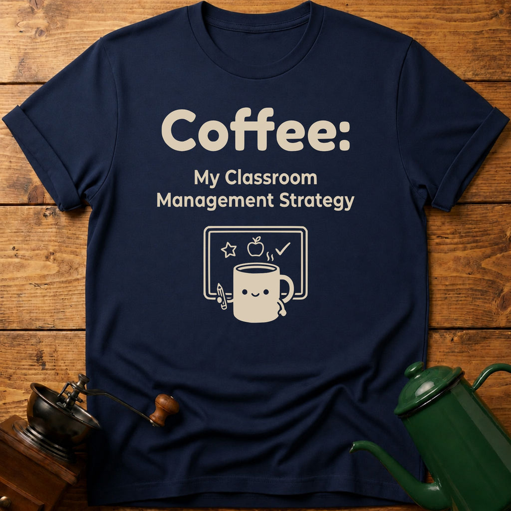 Coffee My Classroom Management Strategy T-Shirt