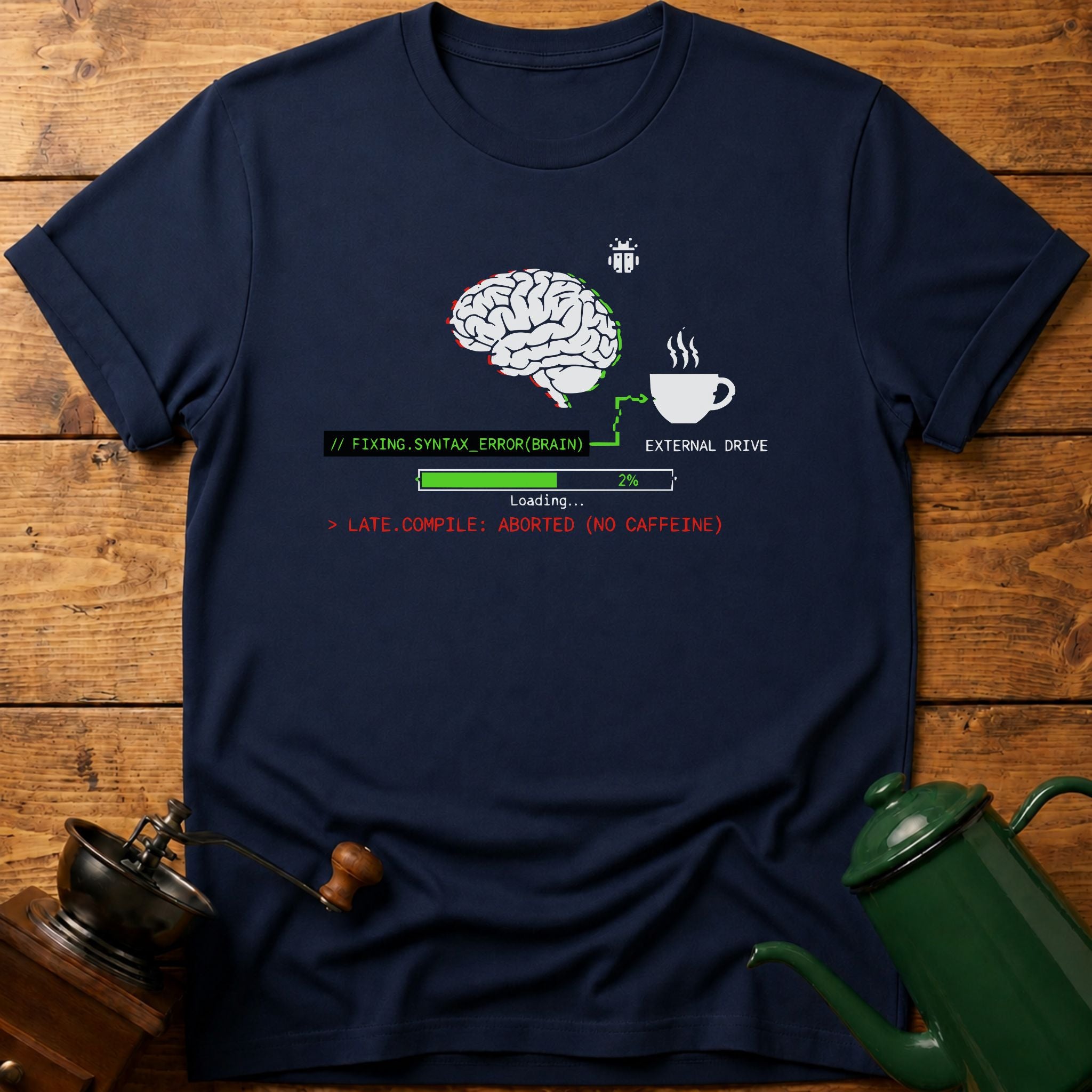 Fixing Syntax Error (Brain) T-Shirt
