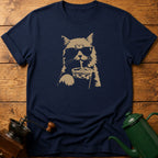 Cat Drinking Iced Coffee T-Shirt
