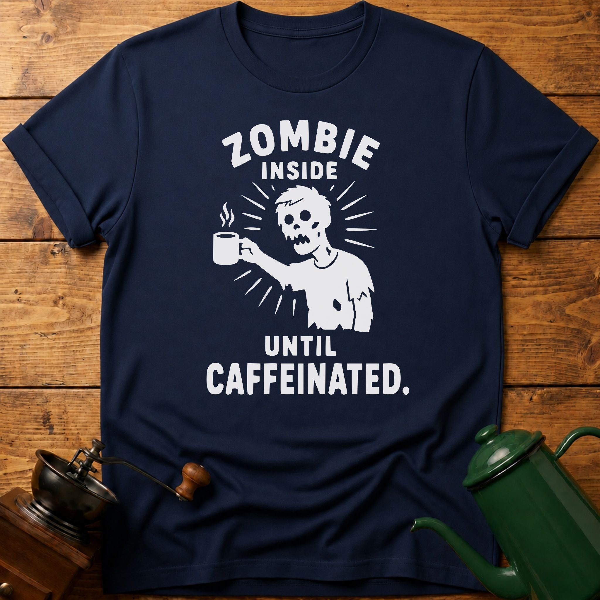 Zombie Inside Until Caffeinated T-Shirt