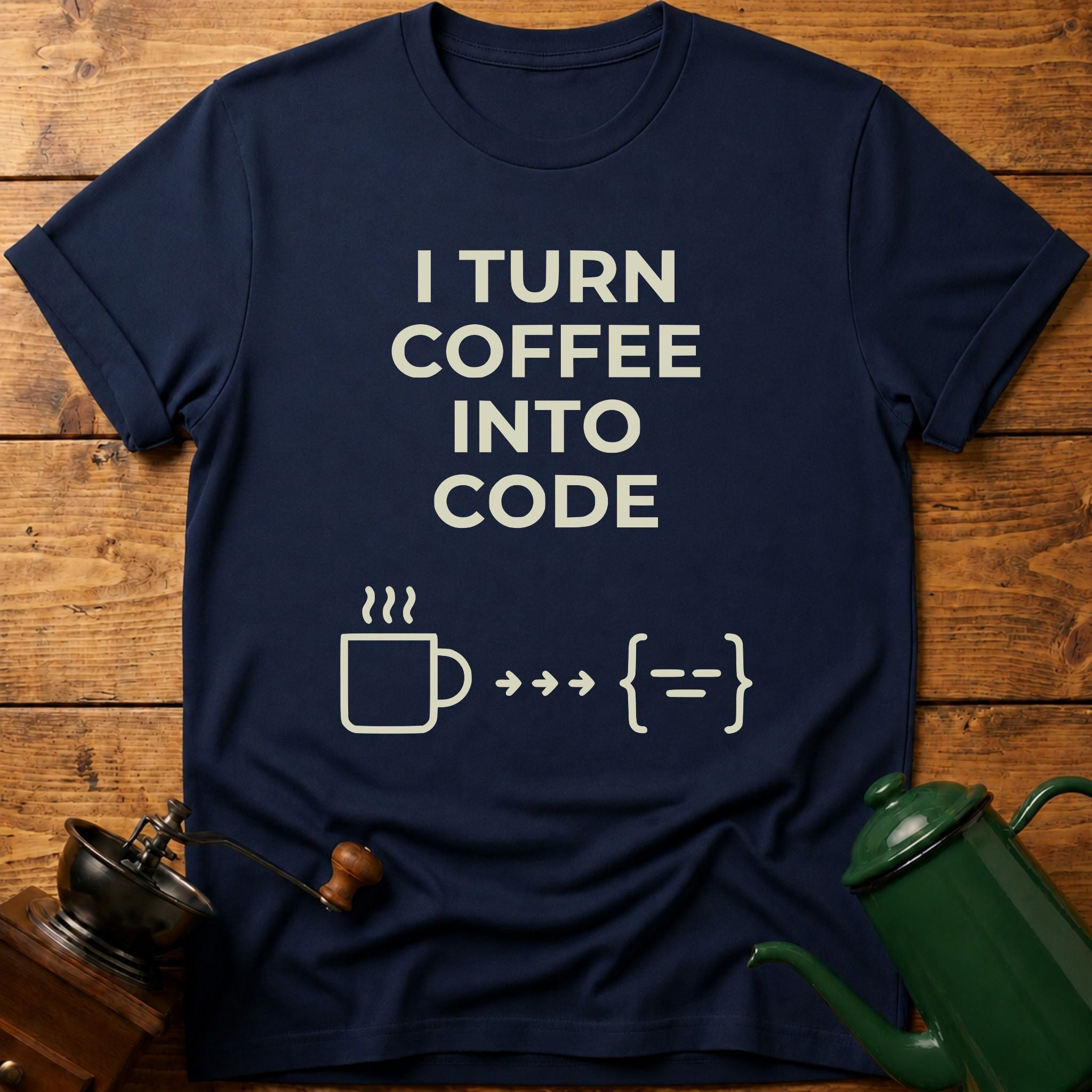 I Turn Coffee Into Code T-Shirt