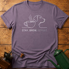 Stay. Brew. Repeat. T-Shirt