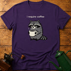 i require coffee raccoon T-Shirt