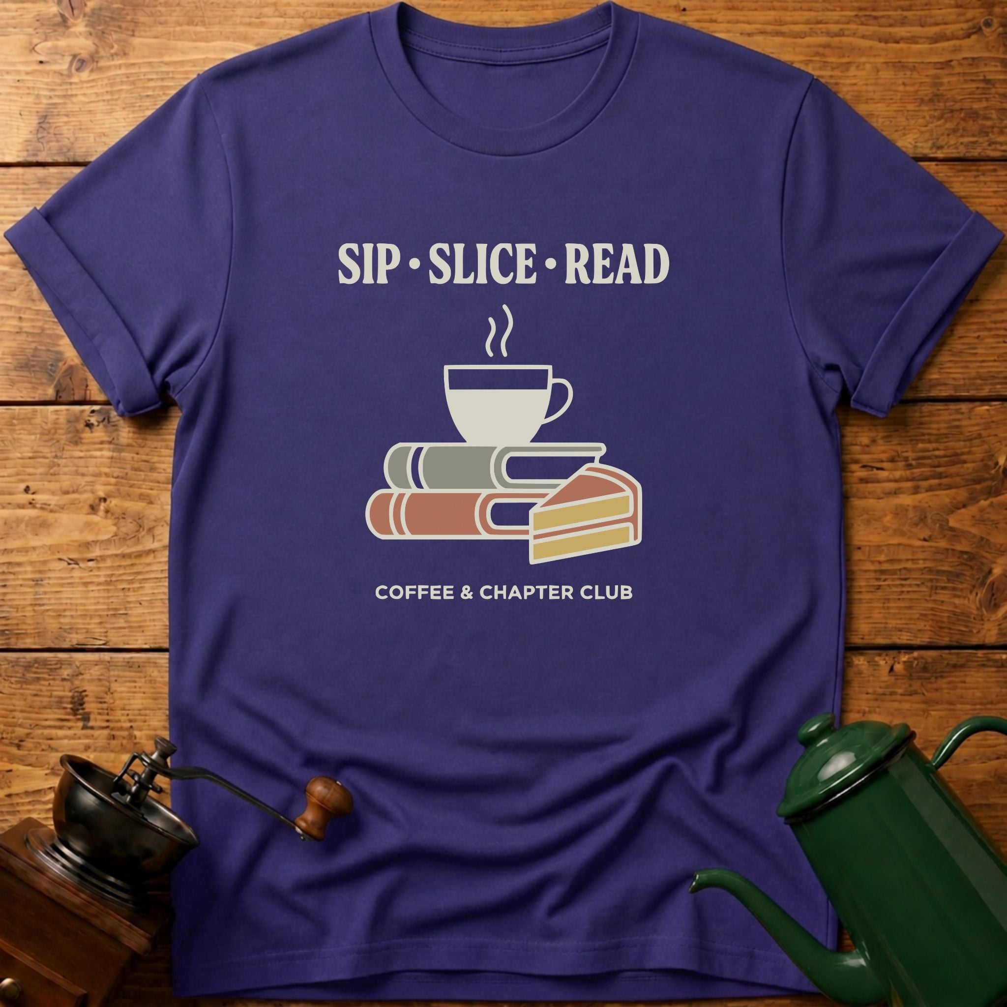 Sip Slice Read T-Shirt