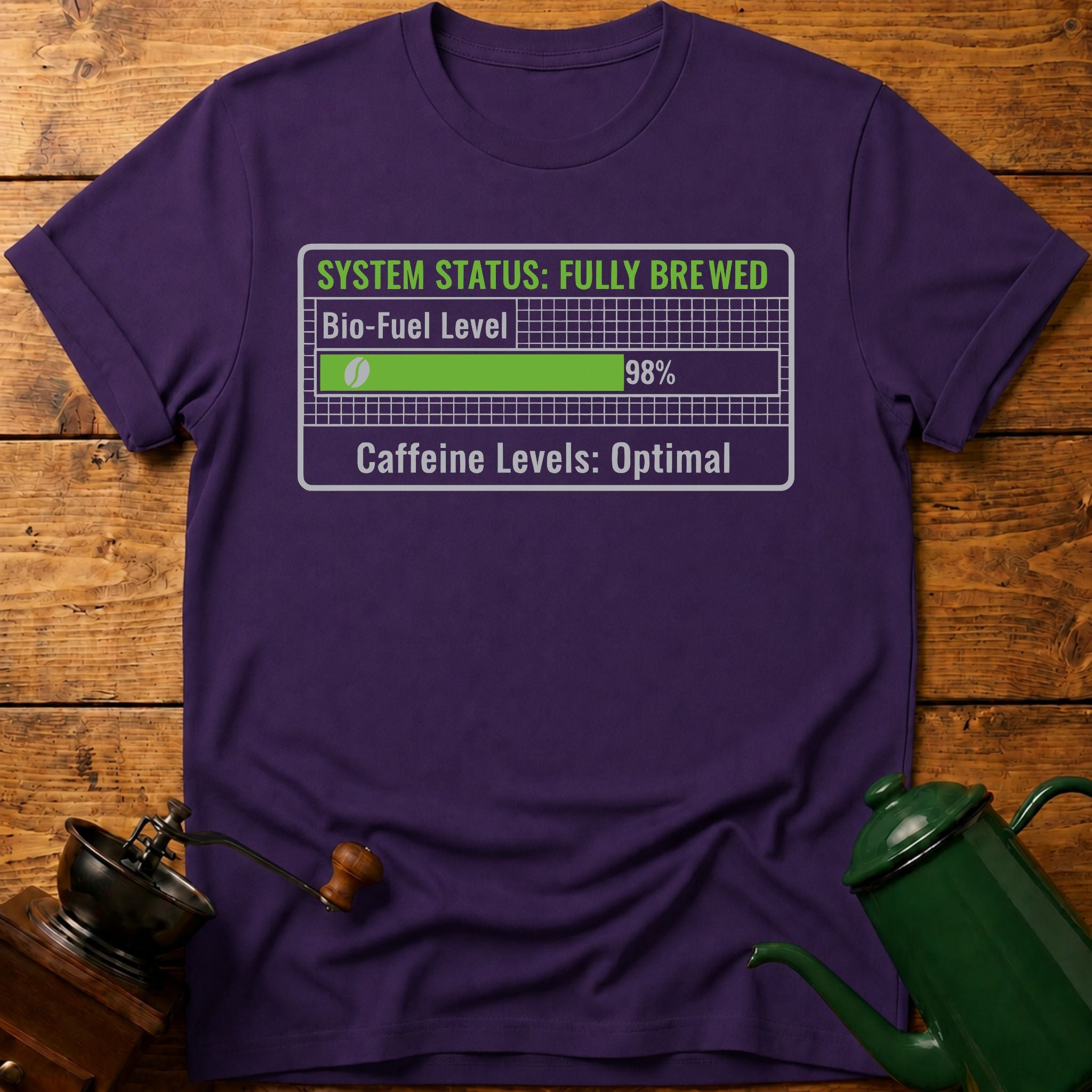 System Status Fully Brewed T-Shirt