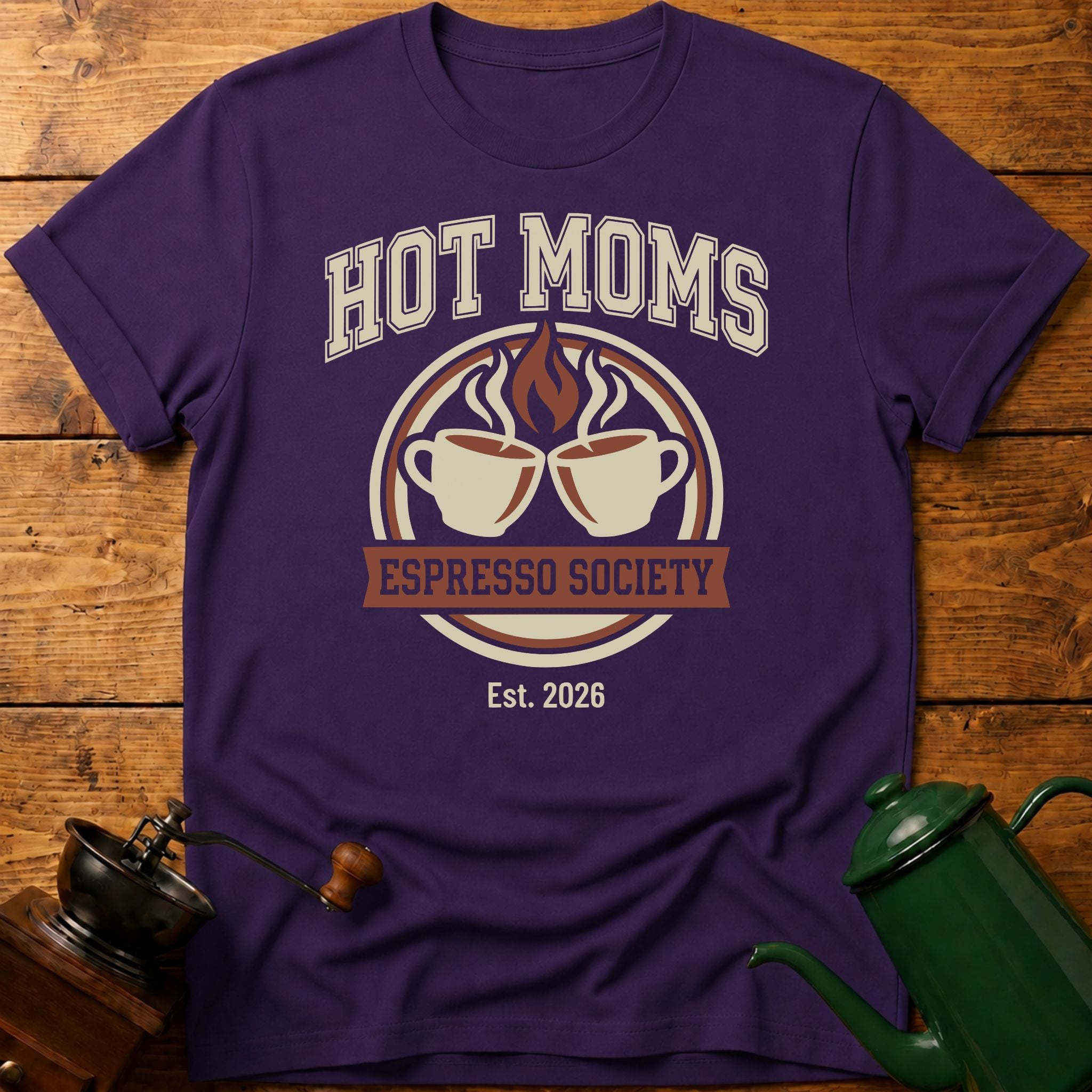 Hot Moms Espresso Society T-Shirt