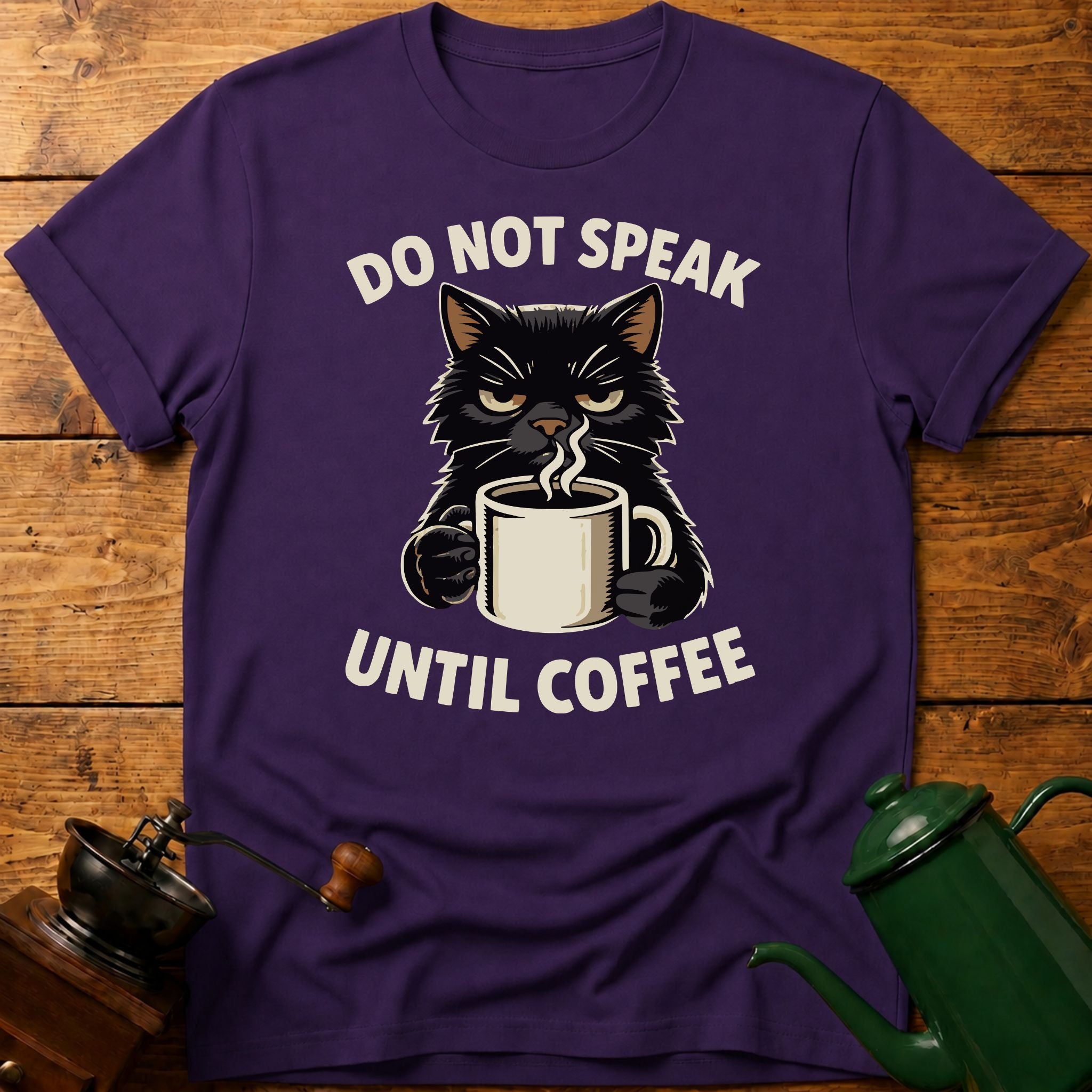 Do Not Speak Until Coffee T-Shirt