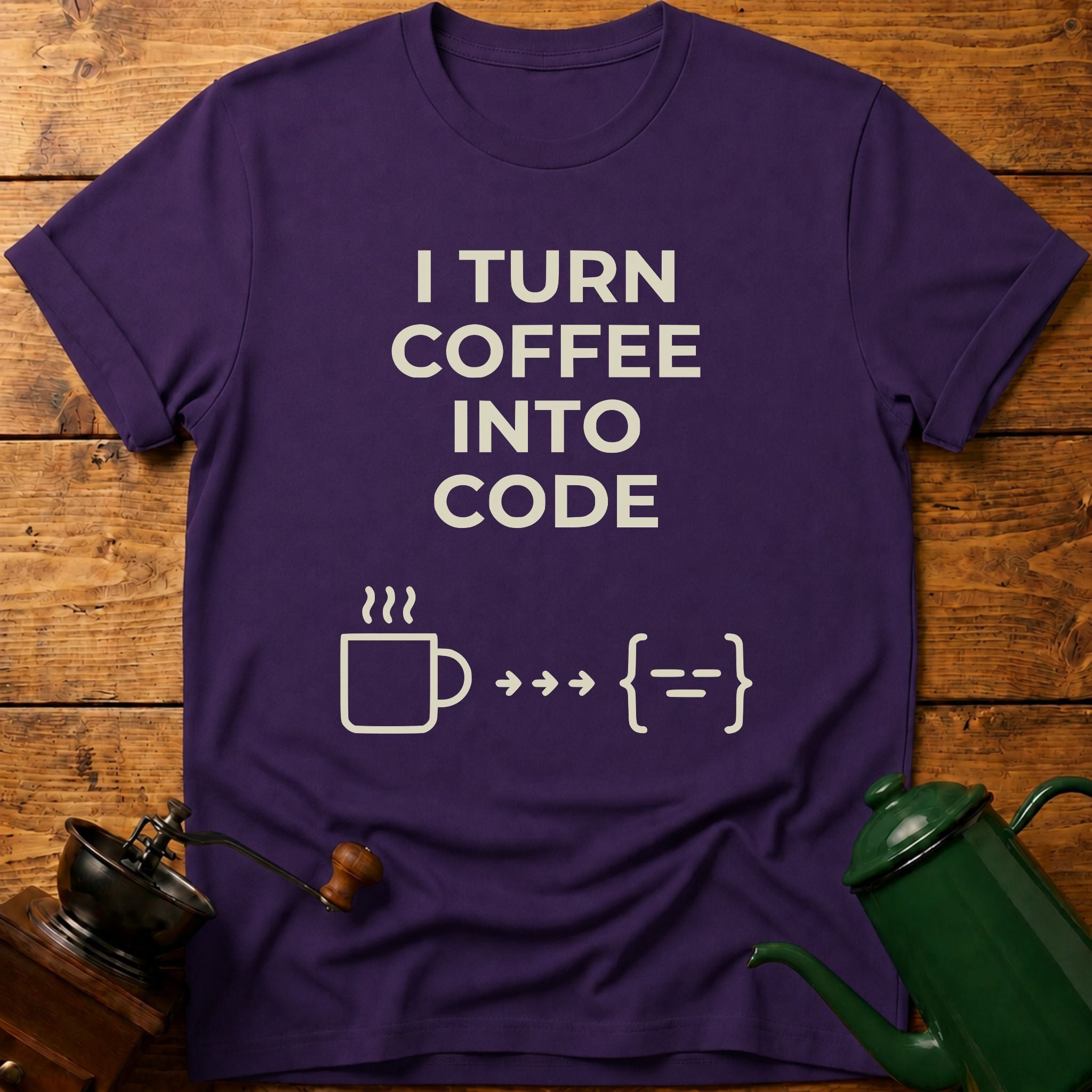 I Turn Coffee Into Code T-Shirt