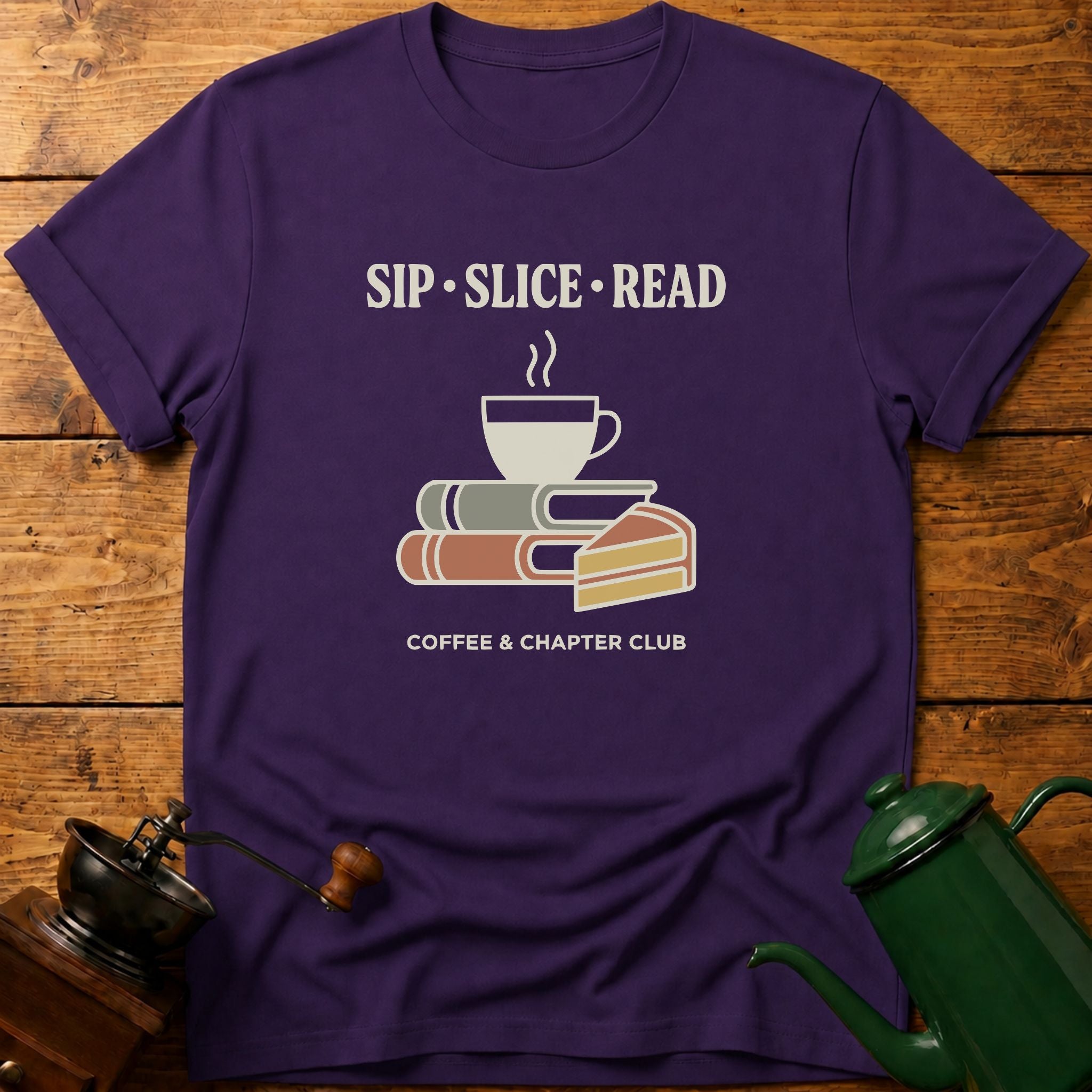 Sip Slice Read T-Shirt