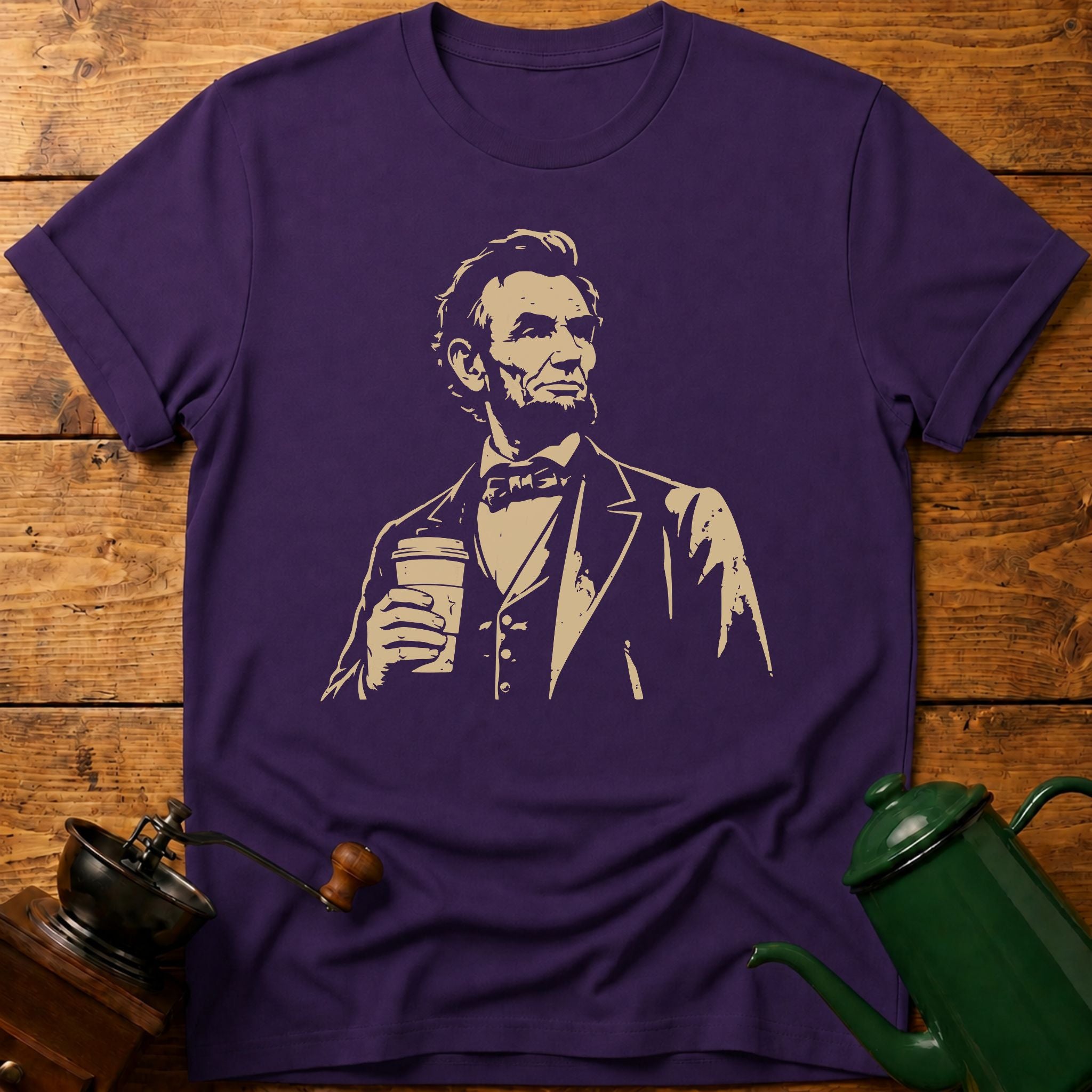 Lincoln Coffee T-Shirt